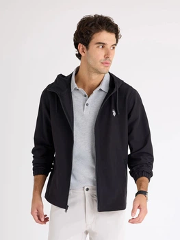 Куртка демисезонная с капюшоном мужская U.S. Polo Assn 109931-PH00A(Black) M Черная (887260843024)