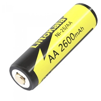 Аккумулятор AA LiitoKala Ni-26 2600mAh Ni-MH 1.2V для фототехники, фонарей и электроники