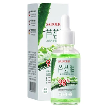 Увлажняющая сыворотка для лица с экстрактом алоэ вера Sadoer Hydrated Radiant Beautiful Skin, 30 мл