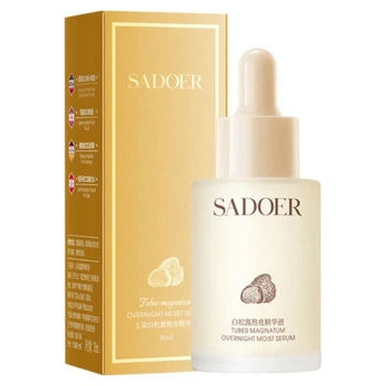 Увлажняющая ночная сыворотка для лица с экстрактом белого трюфеля Sadoer Tuber Magnatum Overnight Moist Serum, 30 мл