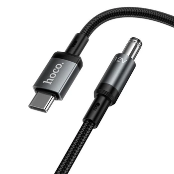 Кабель USB для роутера HOCO X129 dvantage charging cable Type-C to DC 12V 5.5x2.1 мм Black
