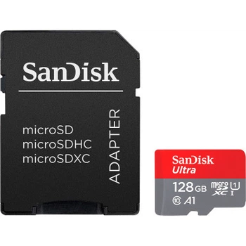 Карта памяти SanDisk 128GB microSD class 10 UHS-I A1 Ultra