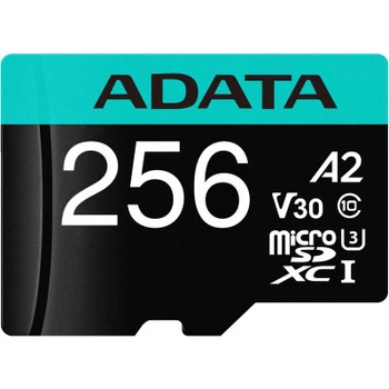 Карта памяти ADATA 256GB microSD class 10 UHS-I U3 V30 A2 Premier Pro SD 6.0