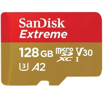 Карта памяти SanDisk 128GB microSD class 10 UHS-I U3 Extreme