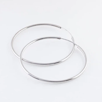 Срібні сережки «Classic Hoop»
