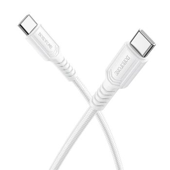 Кабель BOROFONE BX116 Certain 60W charging data cable C to C White