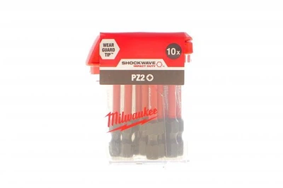 Бита SHOCKWAVE 1/4" PZ2 x 50mm 10 ед. 4932430866 , Milwaukee