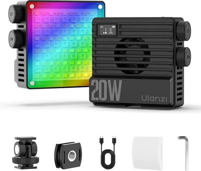 Видеосвет Ulanzi LE20 RGB 20W портативный LED свет для фото/видео 2500-9000K CRI95+