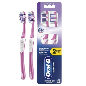 Зубная щётка Oral-B Pro-3D White 40 Средняя 2 шт