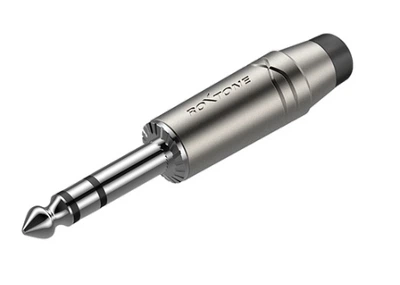 Разъем Roxtone RJ3PP-BK-NN Jack 6.3mm (stereo)