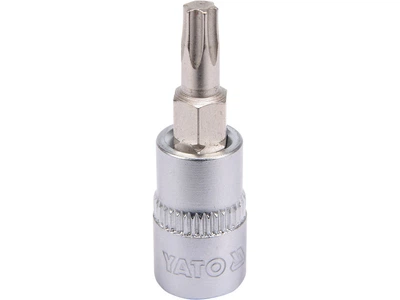 Головка торцева YATO TORX T25 квадрат 1/4" довжина 37 мм YT-04305