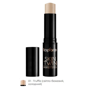 Контур стик TopFace Skin Twin Perfect Stick Contour PT562 [01 Truffle], 9 г