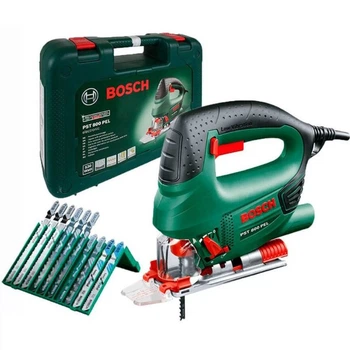 Электролобзик Bosch PST 800 PEL Compact (0.53 кВт, 3100 ход/мин) лобзик с четырьмя уровнями маятникового хода (26133)
