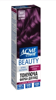Фарба-гель для волосся Б'юті ACME-COLOR 037 Баклажан 69 г (4820000300179)