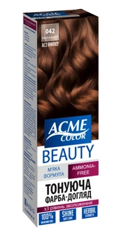 Фарба-гель для волосся Б'юті ACME-COLOR 042 Каштан 69г(4820000300377)