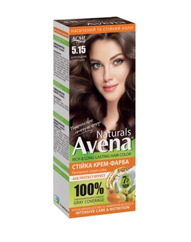 Крем-фарба для волосся Acme Avena Naturals стійка 115мл 5.15 Шоколадний (4823115503152)
