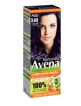 Крем-фарба для волосся Acme Avena Naturals стійка 115 мл 3.65 Баклажановий (4823115503237)