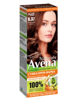 Крем-фарба для волосся Acme Avena Naturals стійка 115мл 6.37 Карамельний (4823115503145)