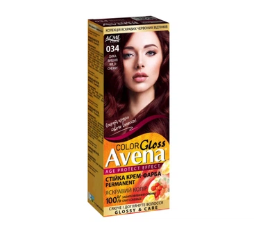Крем-фарба стійка Acme AVENA Gloss Color 034 Дика вишня (4823115502681)