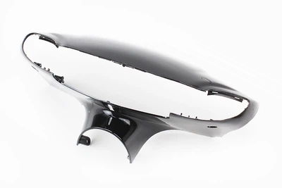 Передний пластиковый кожух руля (голова) для скутера Yamaha JOG SA-16, чёрный PRC