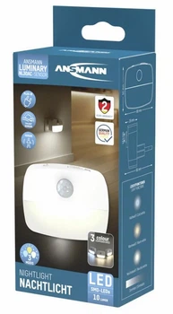 Lampka nocna LED Ansmann NL30 AC do gniazdka z czujnikiem ruchu 1600-0778