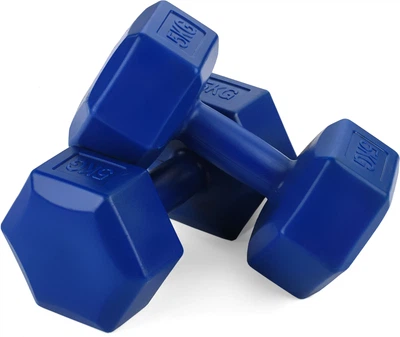Набір композитних гантелей Gymtek G-66465 2 х 5 кг Синій (5907766664659)