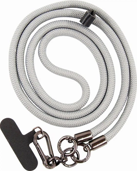 Ремешок для смартфона DENGOS CrossBody Rope Grey (NTK-CRB-02)