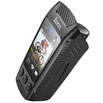 Видеорегистратор Hoco DV104 4K 2-дюймовый черный водонепроницаемый IPX5