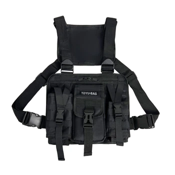 Нагрудная сумка TOYU BAG 6025 черная