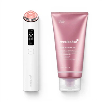 Набор для лифтинга и глубокого питания кожи Medicube AGE-R Booster Pro X2 + PDRN Booster Gel White 1 шт + 300 мл