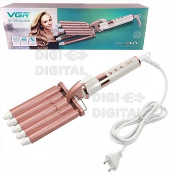 Плойка п’ять хвиль VGR V-528 80-230°C керамічне покриття 62 W
