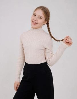 Гольф для дівчинки SMIL 114215-1 Бежевий р.128
