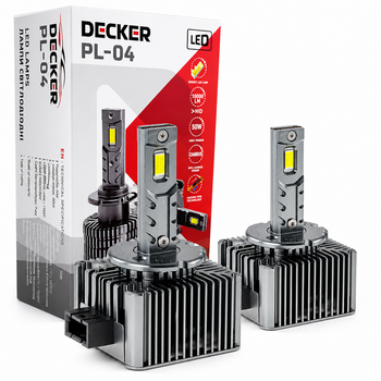 Лампы головного света LED DECKER PL-04 D1S Canbus (комплект) 2 шт