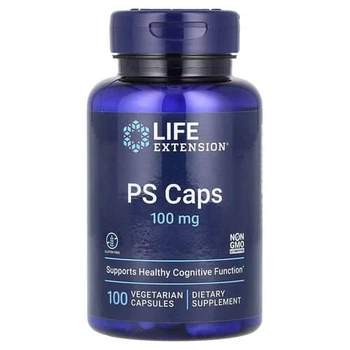 Фосфатидилсерин 100 мг Life Extension (PS Caps) 100 рослинних капсул (LEX-16761)