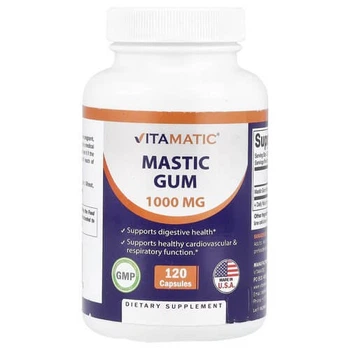 Смола мастикового дерева 1000 мг Vitamatic (Mastic Gum) 120 капсул (VMC-80071)