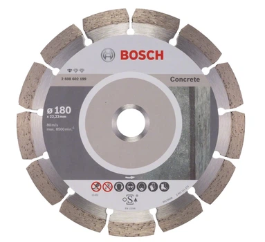 Алмазний диск PF Concrete Bosch (180х22.23 мм) круг відрізний сегментний по бетону (21678)