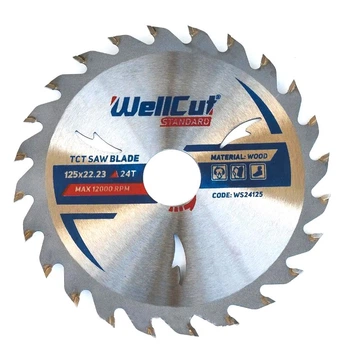 Пильный диск Standard WellCut (125x22.23 мм, 24 зубьев) по дереву (23458)