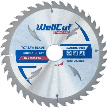 Пильный диск Standard WellCut (200x32 мм, 40 зубьев) по дереву (23469)