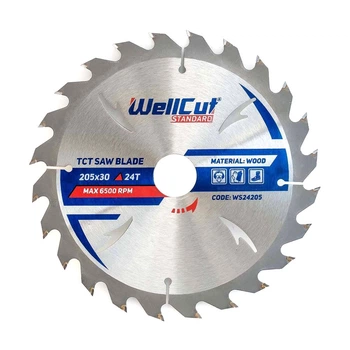 Пильный диск Standard WellCut (205x30 мм, 24 зубьев) по дереву (23470)