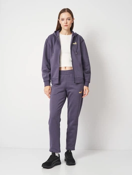 Спортивный костюм женский на флисе Puma Tracksuits 69399635 M Inky Depths (4070033548882)