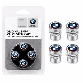 Защитные металлические колпачки на ниппель (бмв) BMW нипель хром Mpower 50 Years юбилейные