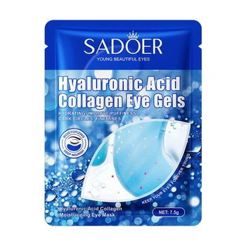 Патчі під очі з колагеном і гіалуроновою кислотою Sadoer Hyaluronic Acid Collagen Moisturizing Eye Mask. 7,5 г (6926923601961)