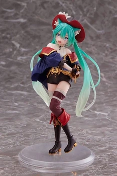 Аниме фигурка Хацуне Мику 20 см Кот в Сапогах, Hatsune Miku Cat wearing boots Fairy Tail
