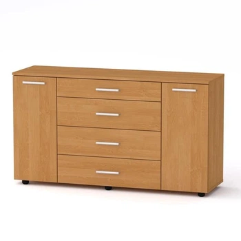 Комод 1 3 2 Компанит Ольха 130х38х73 см
