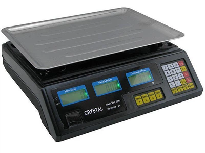 Торговые весы электронные 4V CRYSTAL CR-50 (до 50 кг)