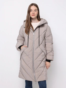 Куртка зимняя длинная женская Colin's CL1076407BEI XS Beige (8684112817972)