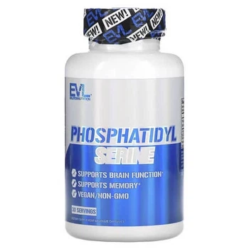 Фосфатидилсерин EVLution Nutrition (Phosphatidyl Serine) 60 капсул (EVL-02753)