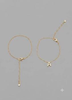 Браслет SHEIN Золотой sj2407301190217765_2шт