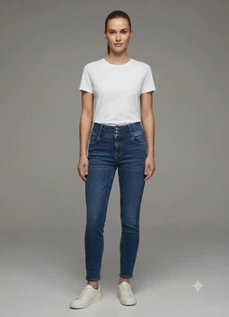Джинсы SHEIN XL Синий sz2412301325127439