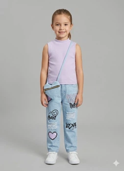 Костюм SHEIN 104 Голубой 31-0654